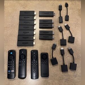 Amazon Fire TV Stick Streaming Media Players + Remotes LY73PR W87CUN S3L46N Lot